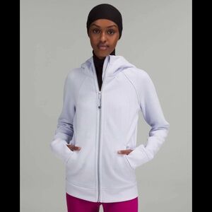 NWOT Lululemon Scuba Full Zip Hoodie Pastel Blue Size 16
